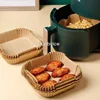 20cm Air Fryer Paper Liner Pastry Accessories Airfryer Cooking Baking Paper Tool Aerogrill Parchment Oven Disposable Dishes 6