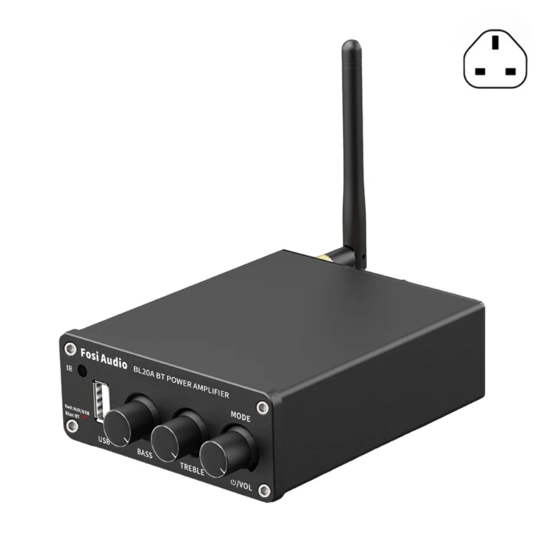 

Mini Integrated Amplifier Remote Control Powerful Amplifier for Home Speaker