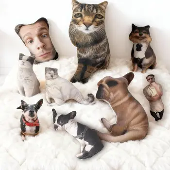 Custom Funny Pet Photo Pillow 1