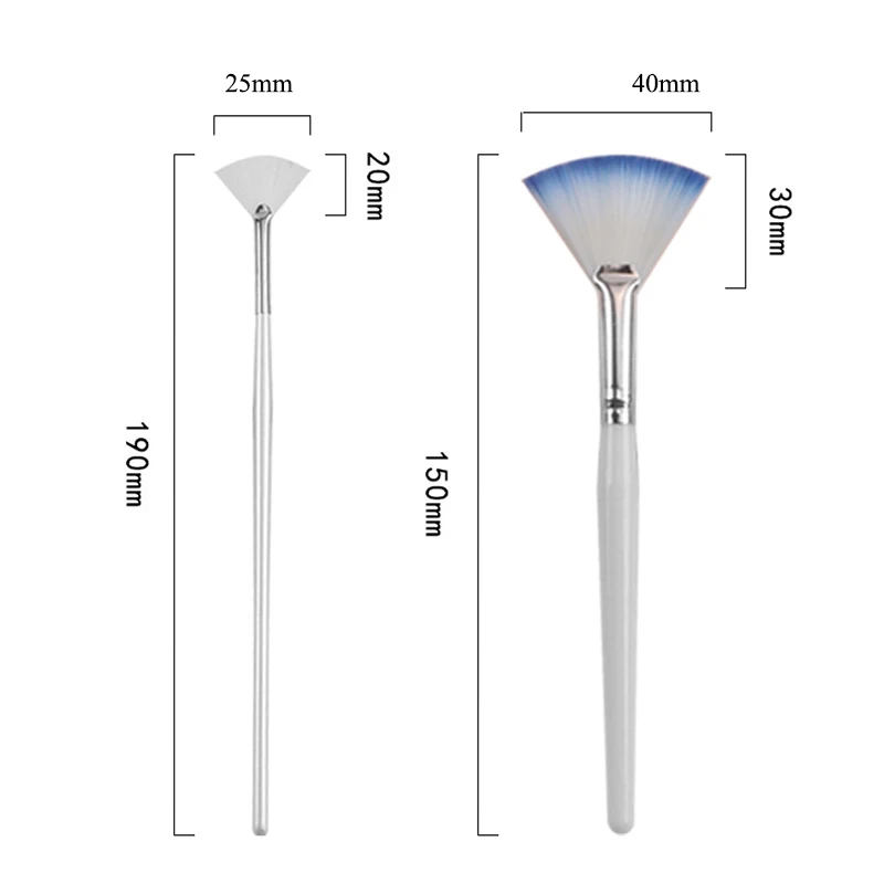 Description Picture 4 of itemPractical Facial Brushes Fan Makeup Brushes Portable Mask Brush Cosmetic Tools for Women Flexible Facial Soft Mask Applicator