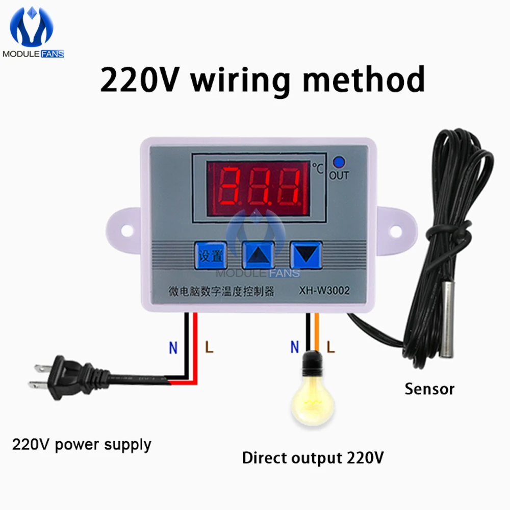 XHW3001 W3002 Water Cooler Temperature Controller 12V/24V/110V 220V