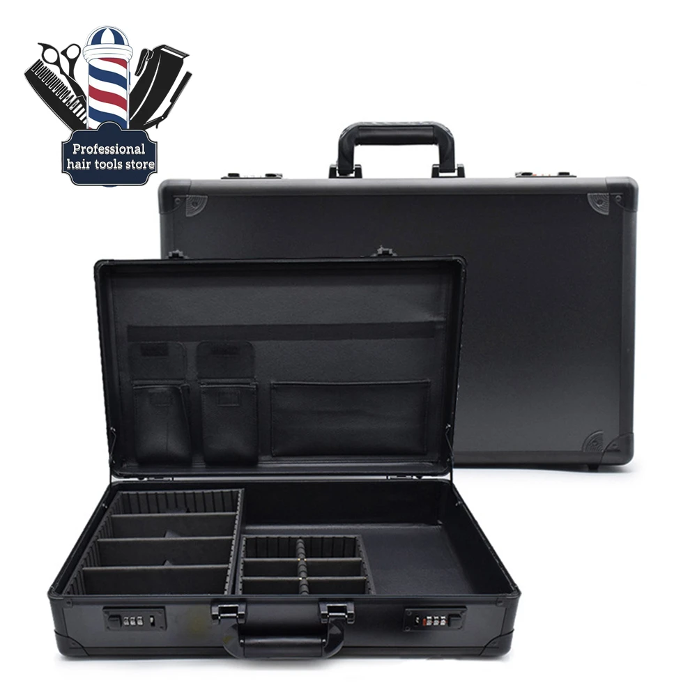 Barber Aluminum Case Professional Hairdressing Toolbox Large Capacity