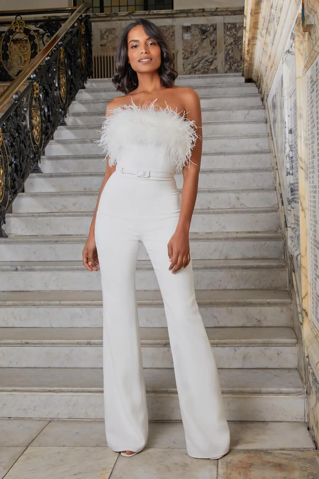 Combinaison De Jeu (playsuit) Blanche Miss Selfridge Taille 6 - Occasion Très Bon état