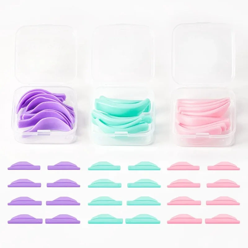 5/7 Pairs  Eyelash Perm Silicone Pad Eyelash Perm Assistant Tools 3D Lashes Curler Applicator Tools Lash Supplies for Women Gift