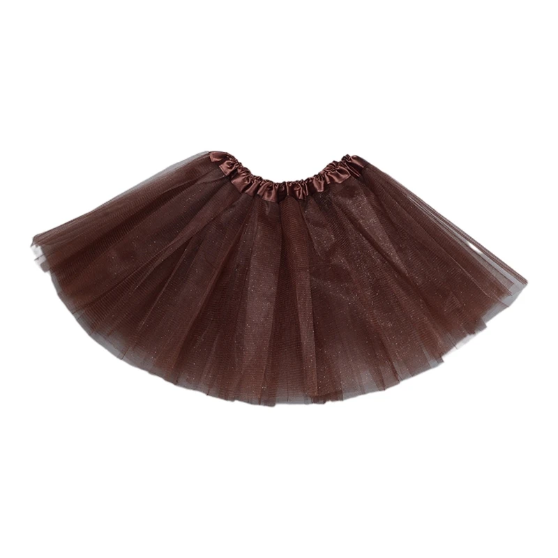 

Children Kids Girls Ballet Skirts Elastic Mesh Tutu Dress Gymnastics Dancing Skirt Princess Pettiskirts
