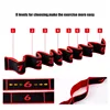 Yoga Pull Strap Belt Polyester Elastic Latin Dance Stretching Band 8 Loops Yoga Pilates GYM Fitness Exercise Resistance Bands 3