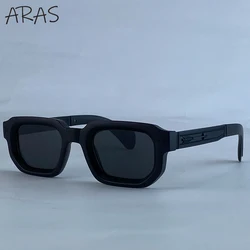Men's Luxury Vintage Polarized Square Sunglasses - Classic UV400 Shades (PolarizedC4)