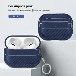 Carbon Fiber Earphone Cover with Hook - Compatible with AirPods Pro - ForAirpod Pro2 USB-C (3043802)