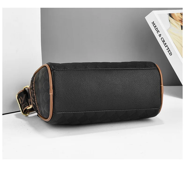 Mini-Umhängetasche im Vintage-Stil, Retro-Umhängetasche mit Klappe, modische Damenhandtasche und Sattel-Geldbörse_voghion.com