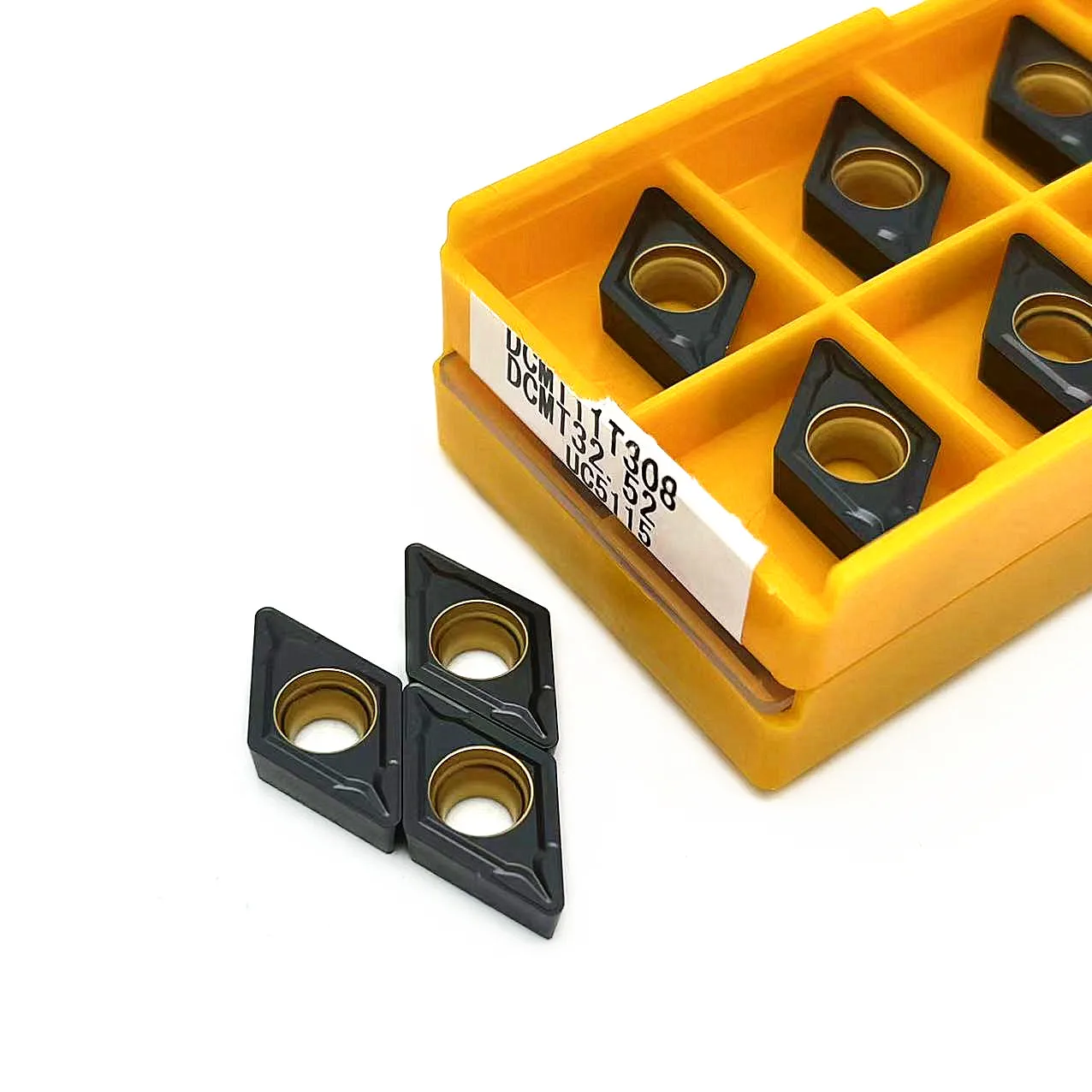 

Cast iron Carbide Insert DCMT11T304 UC5115 DCMT11T308 DCMT11T304 UC5115 Turning Tools CNC Lathe Cutter 10pcs Blade Plate Cutter