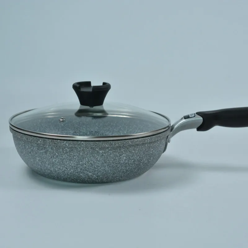 20cm 24cm 26cm 28cm Stainless steel Thick Transparent Tempered Glass Lid cover Soup Pot Saucepan Frying Pan Wok Lid Knob glass pot lid glass lid