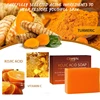 YIFUMEI 1/2Pcs Kojic Acid Soap Whitening Soap Handmade Skin Care Deep Cleaning Moisturizing Cleansing Essential Temperate Soap 5