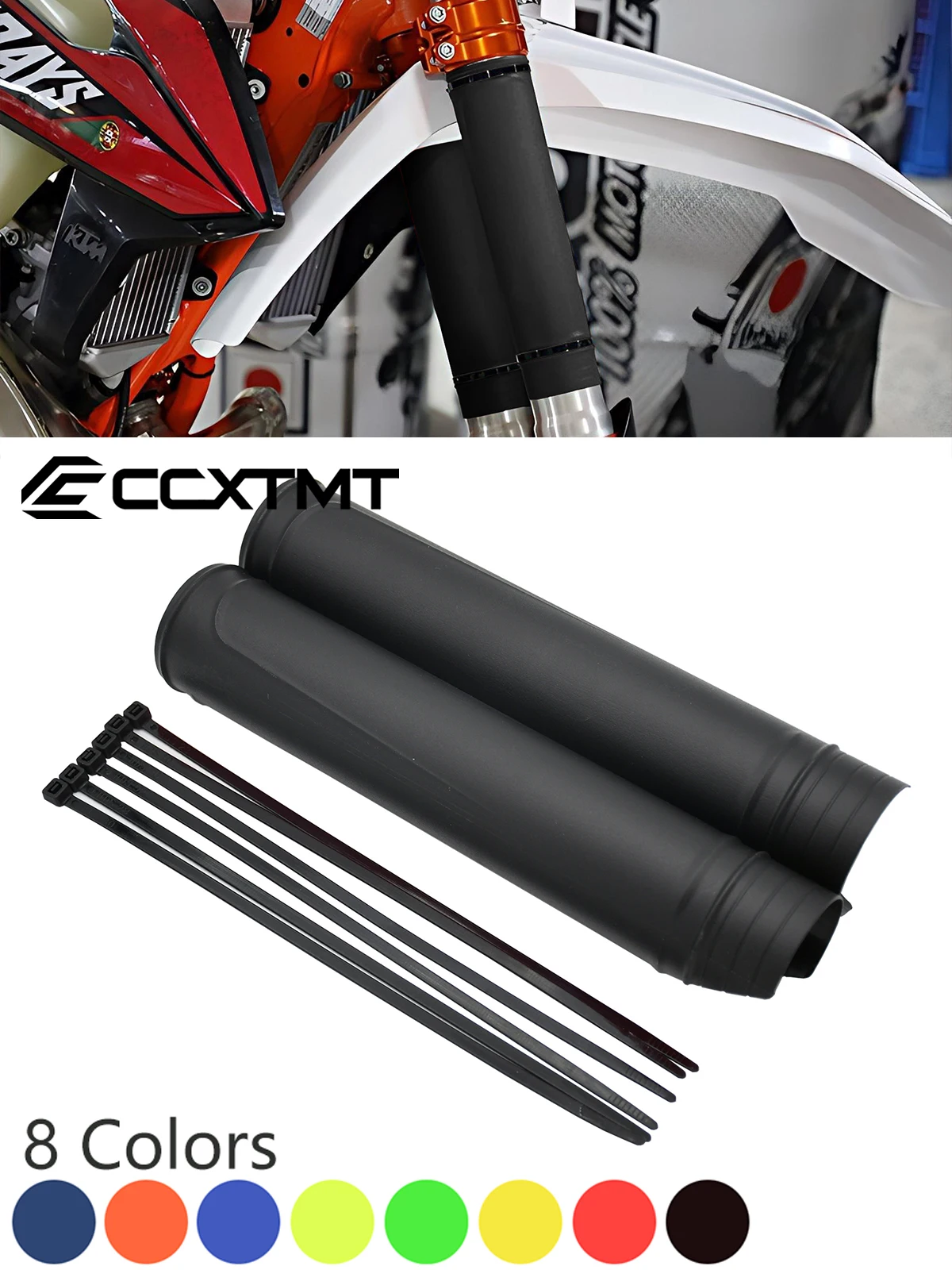 Motorcycle Universal Fork Guard Protector Covers For KTM EXC XCW XCF SXF SX XC EXCF 125-500 DUKE