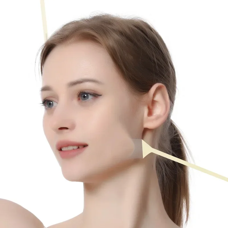 보이지 않는 페이스 리프트 테이프, 얼굴 슬리밍 테이프, 주름 제거 스티커, 얼굴 스티커, 목 아이 리프트 스티커, 얼굴 V 라인 패치