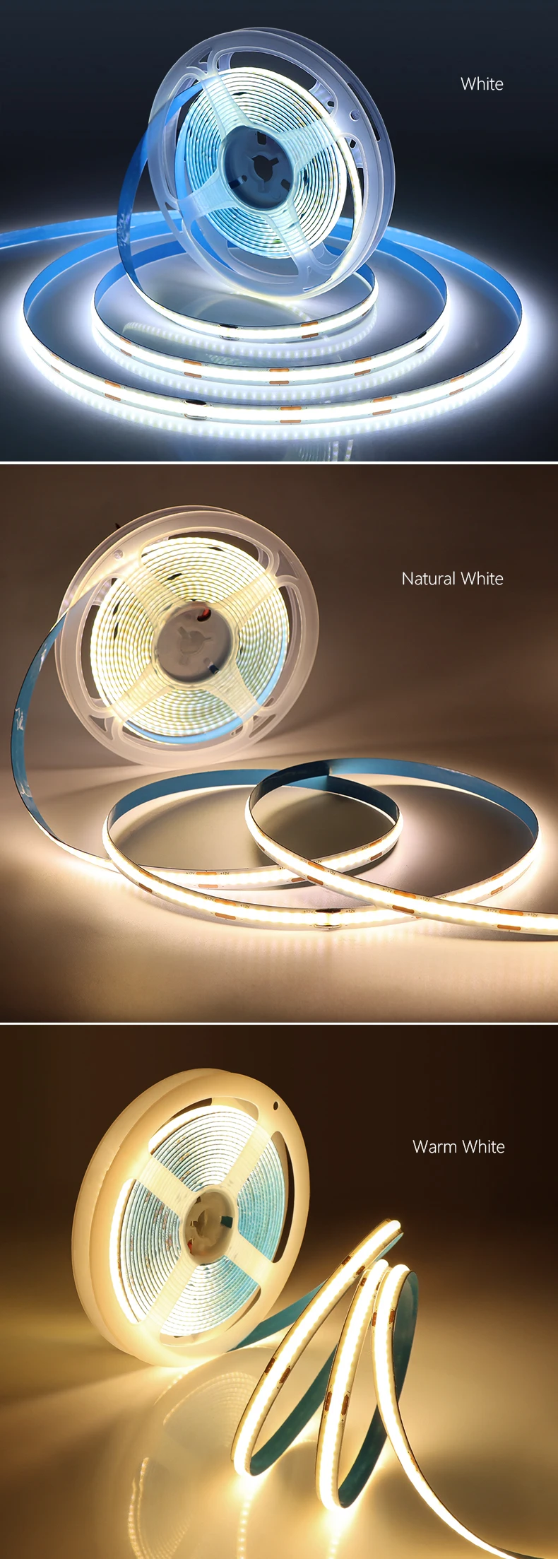 Description Picture 3 of itemPortable USB COB LED Strip Light With Hand Sweep Sensor Switch For Living Room Closet Kitchen Study TV Backlight Bedroom Lightin