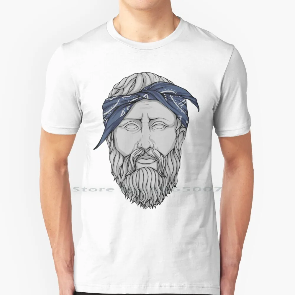 2Pac Socrate 2 Pac T Shirt 100% Cotone Socrate 2Pac 2 Pac Rapper Gangster Philophy East Coast West Coast Gangsta Testa Greca