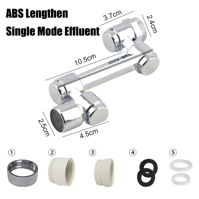 Universal 1080 Swivel Robotic Arm Swivel Extension Faucet Aerator