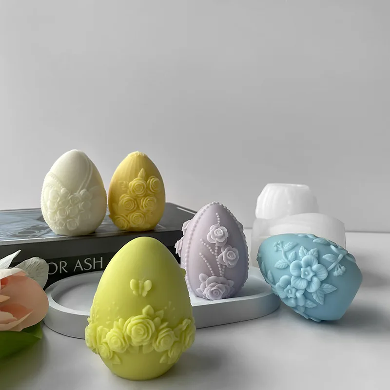 Stampi In Silicone Per Uova Di Pasqua Fai Da Te – Conformi Per Alimenti, Per Gesso, Resina E Candele