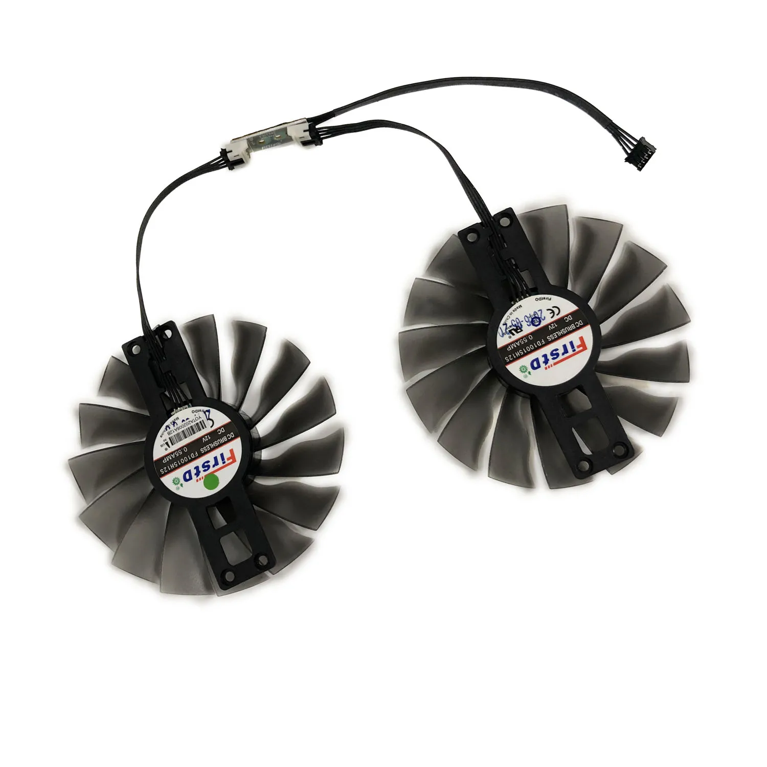 비디오 카드 팬, GPU VGA 쿨러, Palit GTX 1080 1070 Ti 제트스트림용, PALIT GTX1080 GTX1070 제트스트림용, FD10015H12S, 직경 95mm