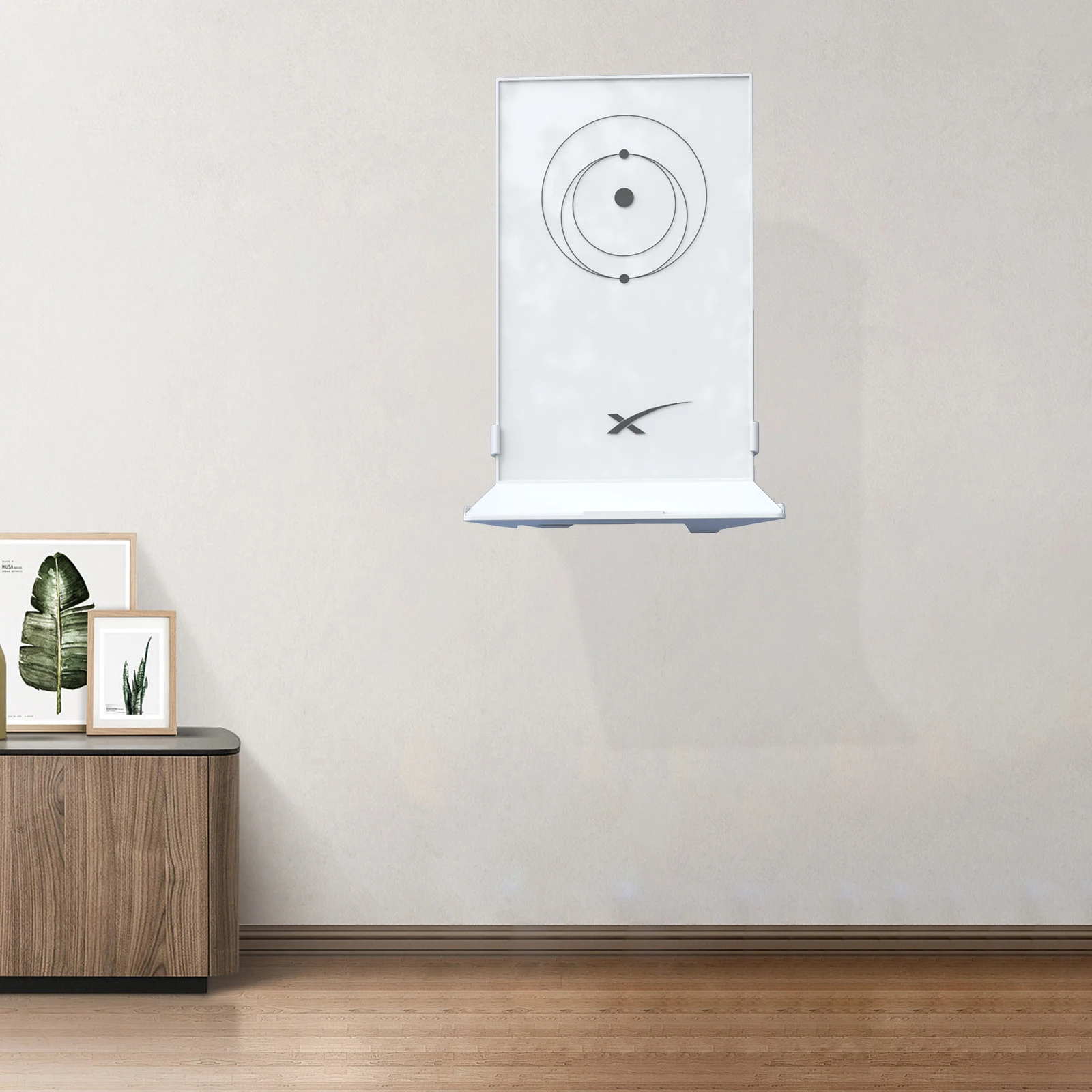 Edup-starlink Mount Abs Wall Mount Router Proteção Star Link Internet Kit Suportes Suporte para Starlink Mesh Router v2 Mesh Router - Imagem 3