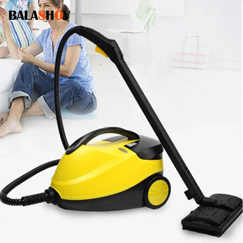 2000WHigh Steam Cleaner Kill Mites Disinfector Home Kitchen Electric Steam Cleaner for Stain Removal, Curtains, Car Seats, Floor