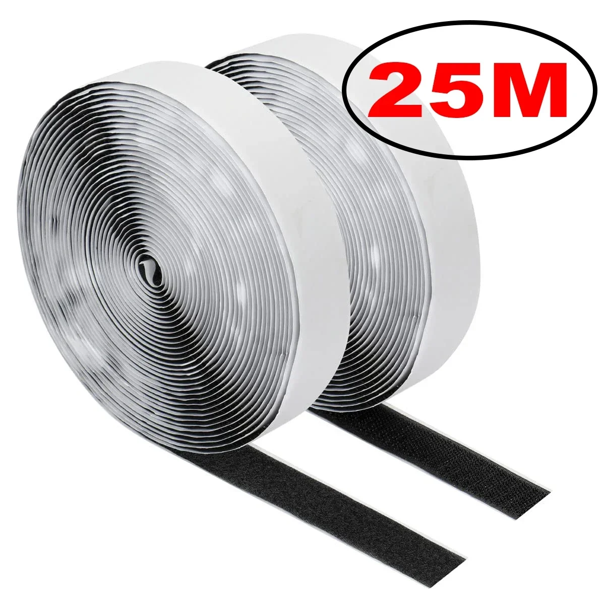 Self-Adhesive Hook and Loop Tape Fastener for Home and DIY Projects