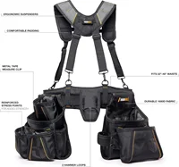 TOUGHBUILD TB-302-6 Woodworking Tool Kit 6-in-1 Pocket Tool Kit Set Thickened Wear resistant Storage Bag 2