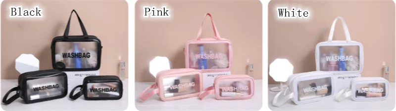 Tragbarer Reise wasch beutel für Damen, transparent, wasserdicht, Aufbewahrung beutel für kosmetische Organizer, Frauen – Detail 9