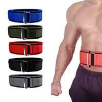 Self-locking Buckle Weightlifting Belt Adjustable Nylon Fitness Workout Belts for Men and Women Squatting Lifting Back Support 1