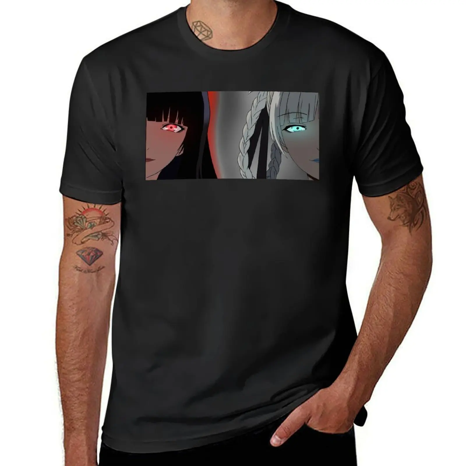 

Kakegurui yumeko president Kirari anime T-Shirt anime clothes customs design your own sweat mens t shirts casual stylish