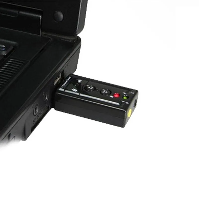 3D 외장 7.1 채널 USB 오디오 사운드 카드 마이크 어댑터 스피커, 3.5mm 잭 스테레오 헤드셋
