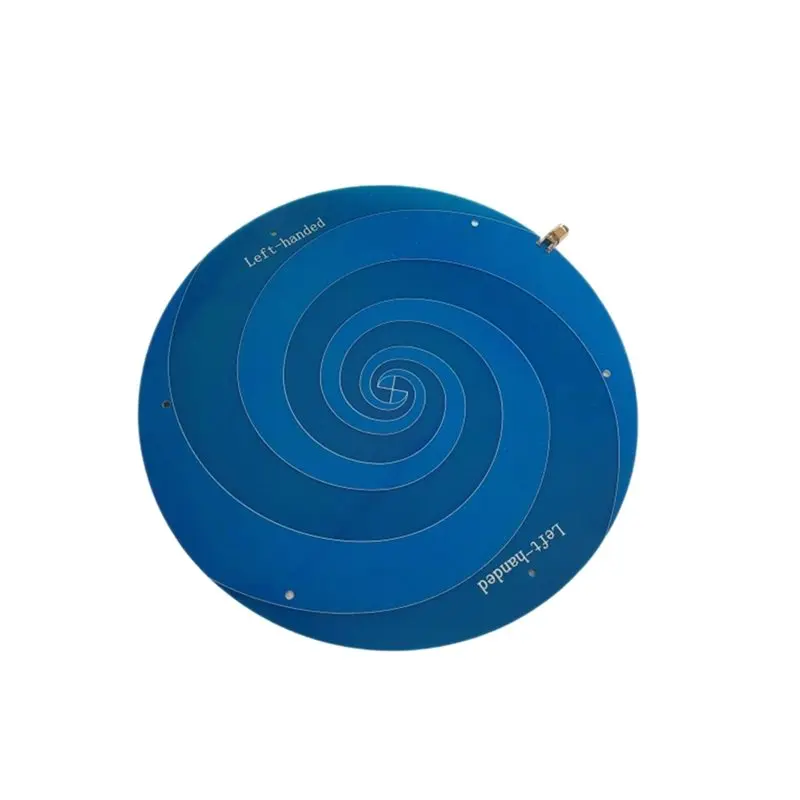 FFYY-UWB 안테나 슈퍼 RFID 0.3-10Ghz 초광대역 원형 편파 등각형 헬리컬 왼손잡이용 디자인