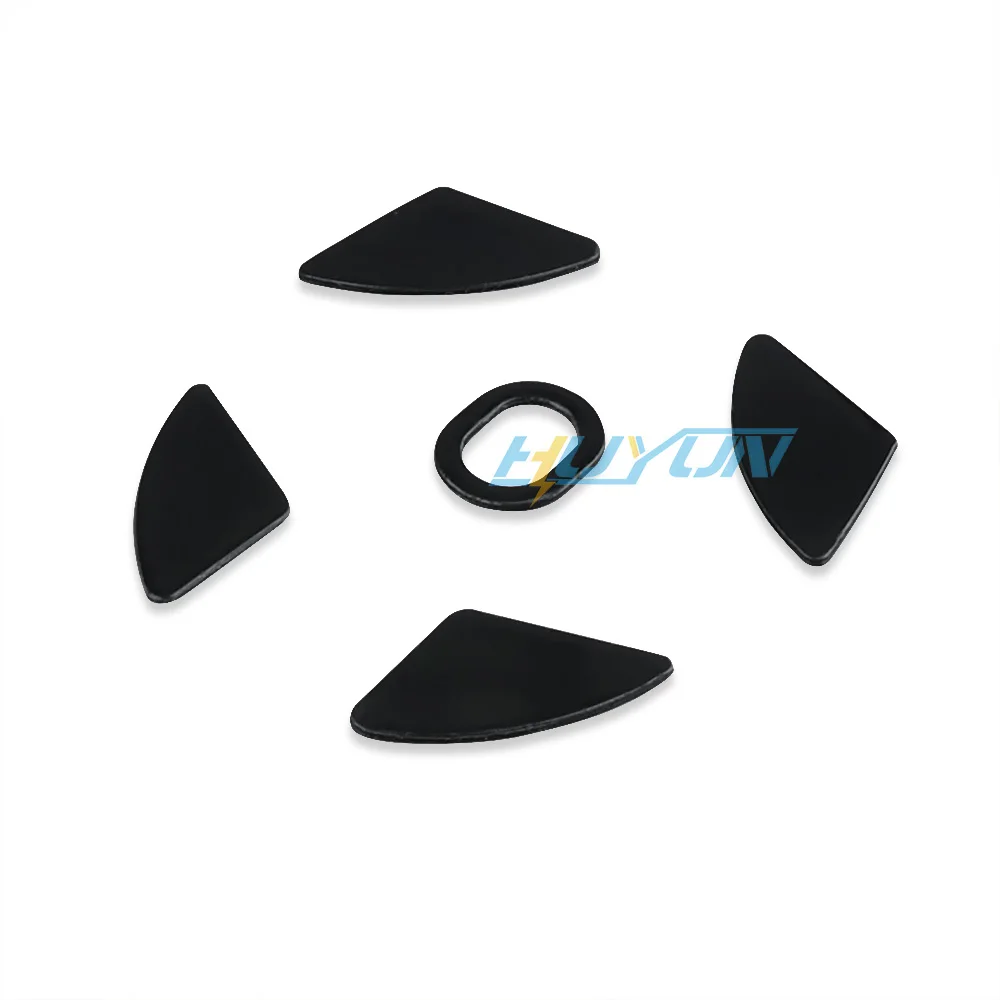 2 Sets Rounded Curved Edges Mouse Skates for COR.SAIR SABRE RGB PRO Wired/Wireless Mouse