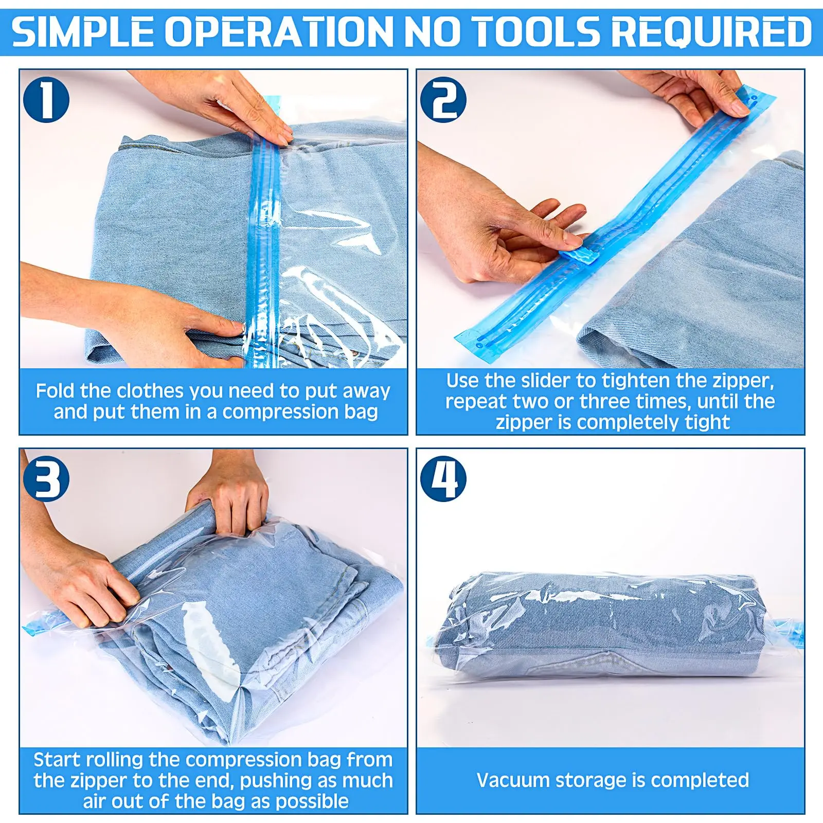 Fold Clothes Best Way To Vacuum Pack Clothes Vacuum Pack Bags For