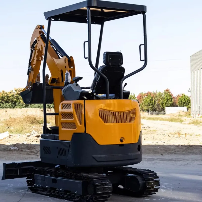 EPA/CE/EURO V 2.2ton Excavator YG22 Crawler Small Digger Mini Excavator with Auger Hammer Trailer