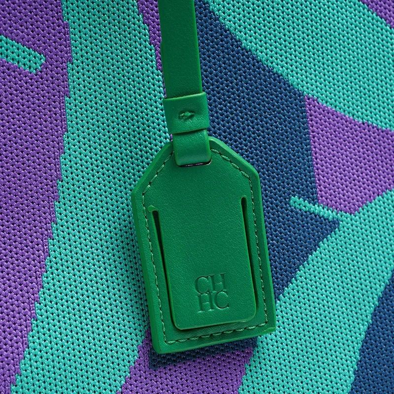 حقيبة يد نسائية ذات سعة كبيرة بتصميم كلاسيكي على ش...