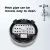 Portable 110V 500W Electric Mini Stove Hot Plate Multifunction Home Heater (US Plug 110V) Coffee Heater Stove Cooking Plate 4