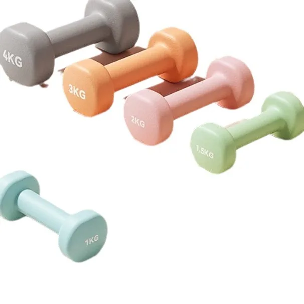 

Yoga Fitness Flat Head Matte Immersed Dumbbell Men's and Women's Home Exercise Equipment