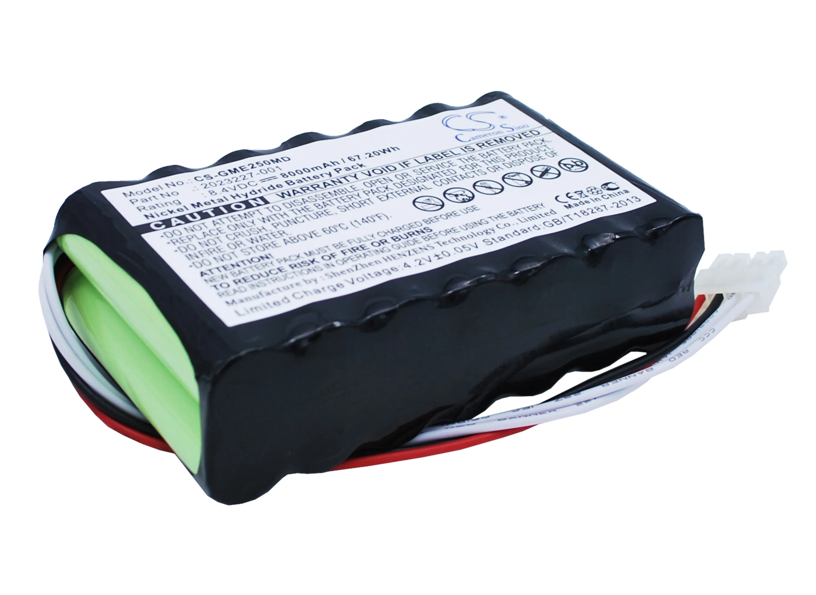 

Medical Battery For Hellige Marquette MD 2500 Monitor Dash 2500 Volts 8.4 Capacity 8000mAh