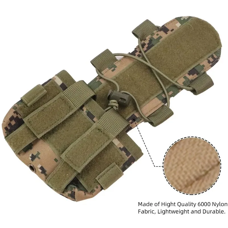 Custodia per batteria Casco tattico MK1 Custodia per contrappeso Casco NVG Batteria per bilanciamento Borsa per pesi Accessori per caschi - immagine 3