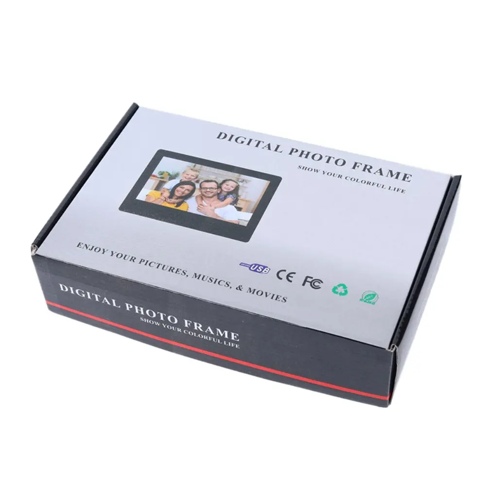 7Inch LED Film Player Digital Photo Frame Smart Digital Picture Frame Wood WiFi HD Electronic Photo Touch Screen acrylic digital photo frame