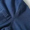 Maxdutti British High Street Vintage Washed Denim Casual Sets Jacket Coat Pocket High Waist Loose Harem Jeans Women 4