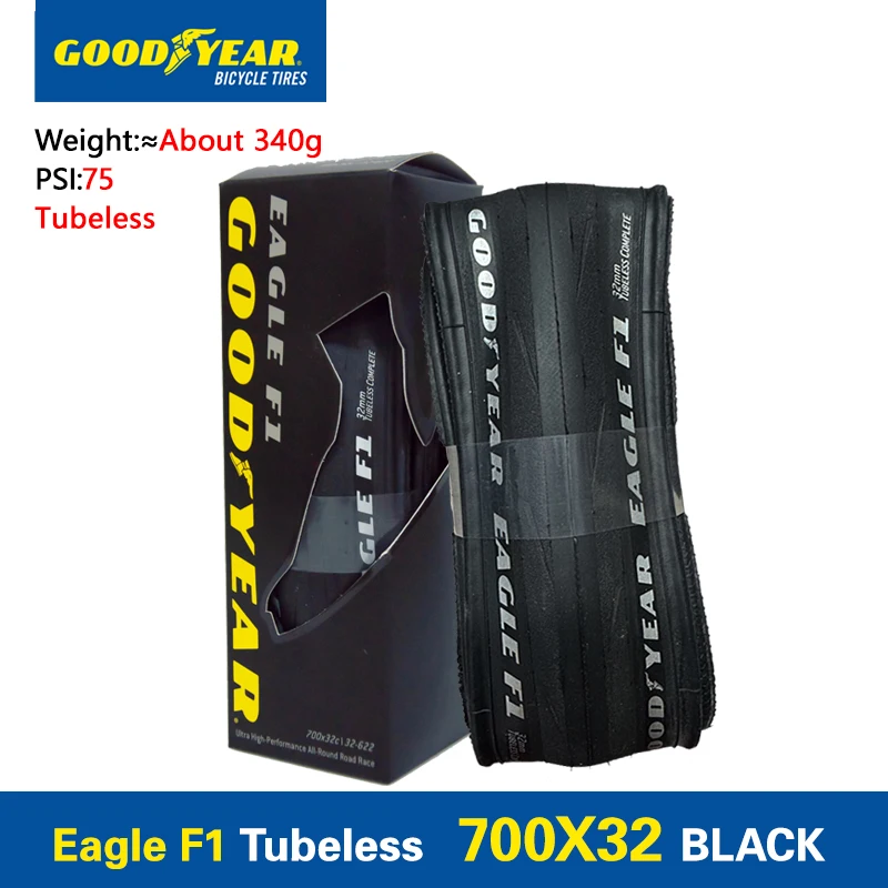 GOODYEAR　EAGLE F1　チューブレス　700×28c　BLACK Amazon.com : Goodyear Bike - Eagle F1 R Tubeless Complete
