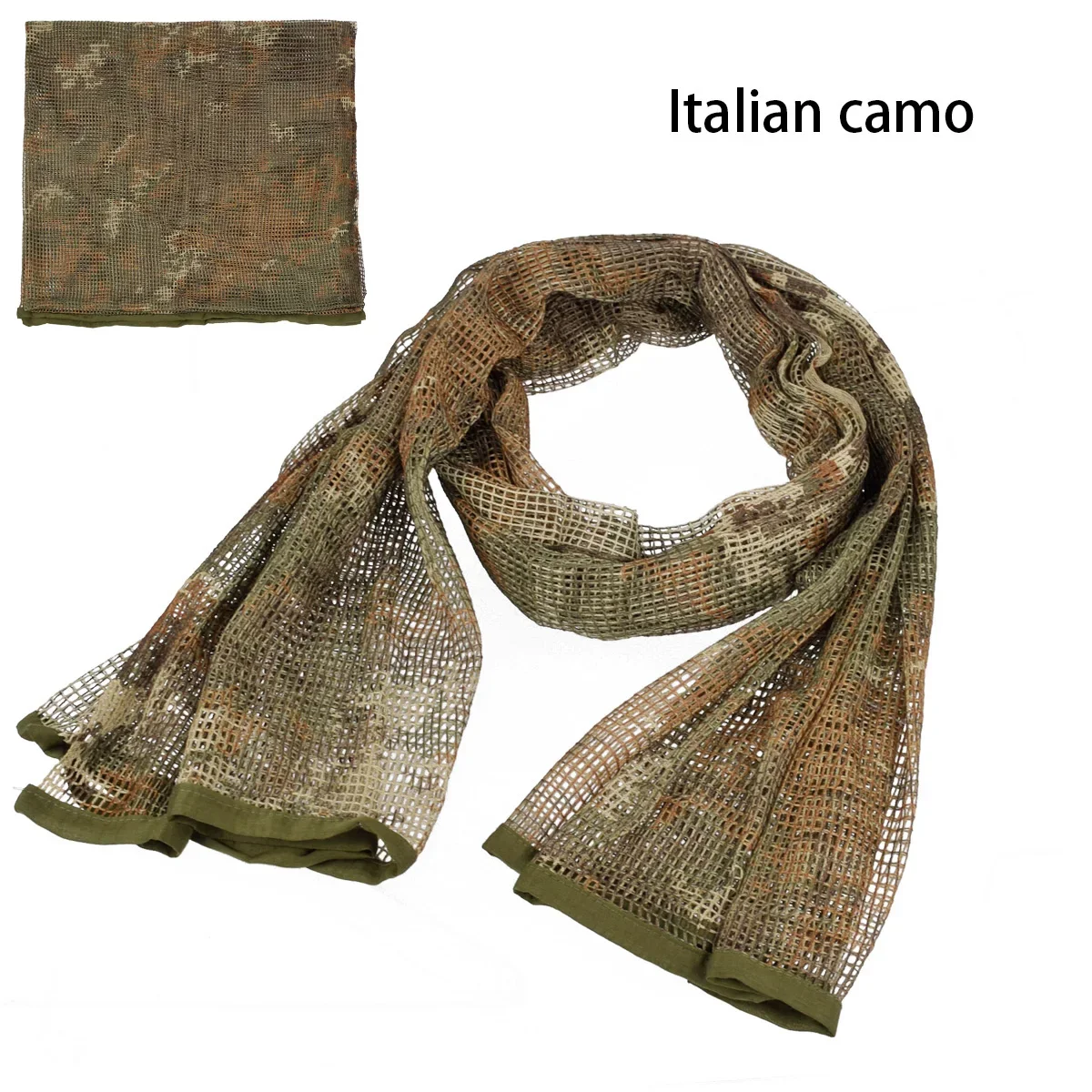Camouflage Netting Tactical Mesh Net Camo Scarf Sports Hunting Shooting Wild Photography Sniper Camo Mesh Hiking Scarves 3
