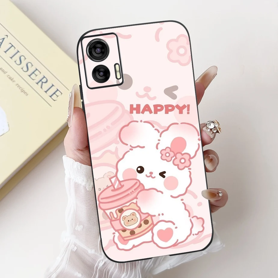 Cute Panda Cartoon Shockproof Soft TPU Phone Case for Motorola Edge 30 Lite