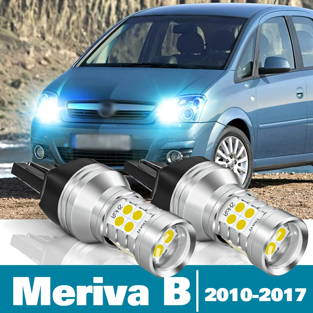 2pcs Led Daytime Running Light Drl For Opel Meriva B Accessories 2010 2011 2012 2013 2014 2016 2017 - Signal Lamp - AliExpress