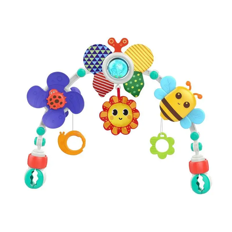 

Car Seat Arch Honeybee Stroller & Car Seat Arch Foldable Activity Arch Toy Crib Mobile For Bassinet Crib Toys For Boys Girls