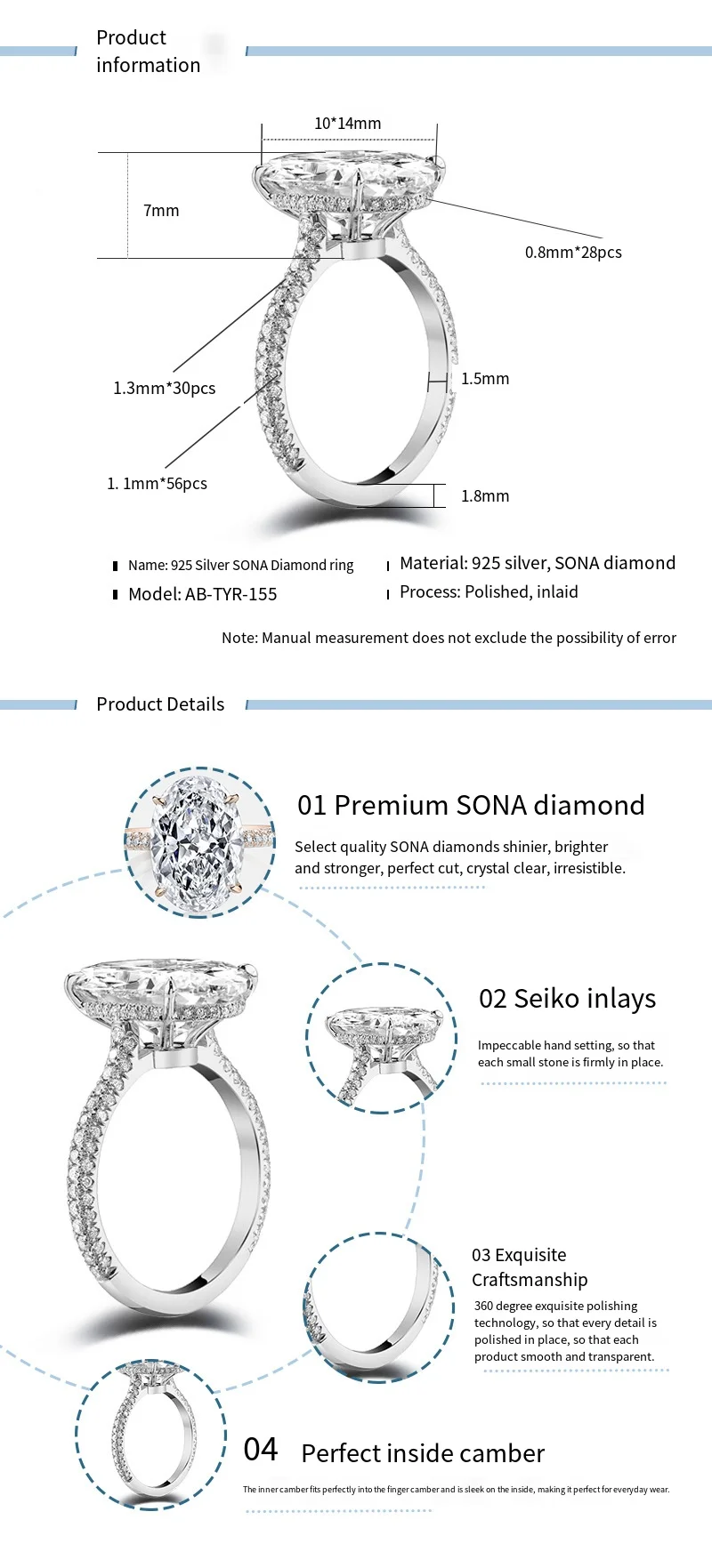 Moissanite Ring