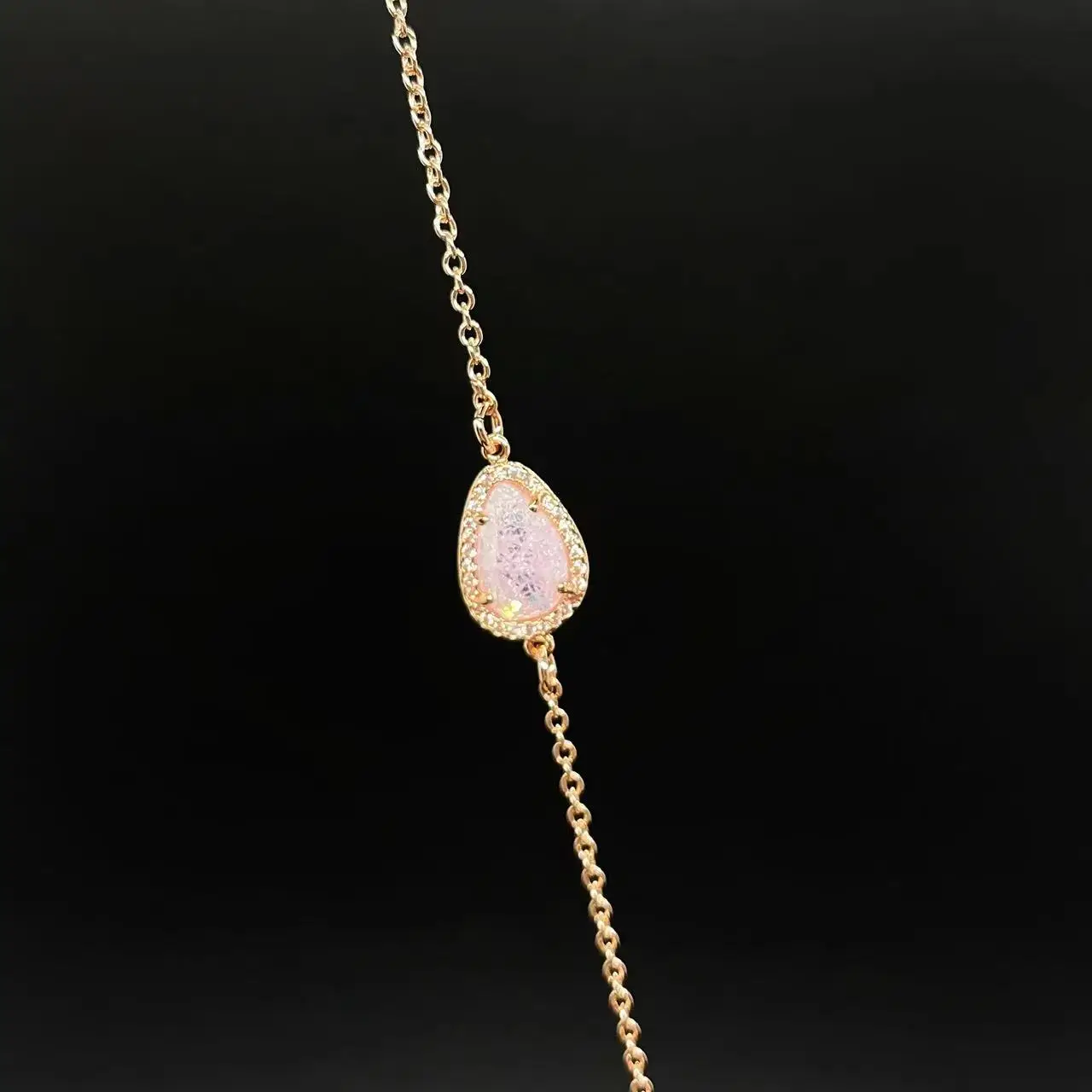 Necklace Gold Plated Natural 8pcs Natural Crystal Diamond Necklace For Women Fashion Jewelry Birthday Gift High Quality