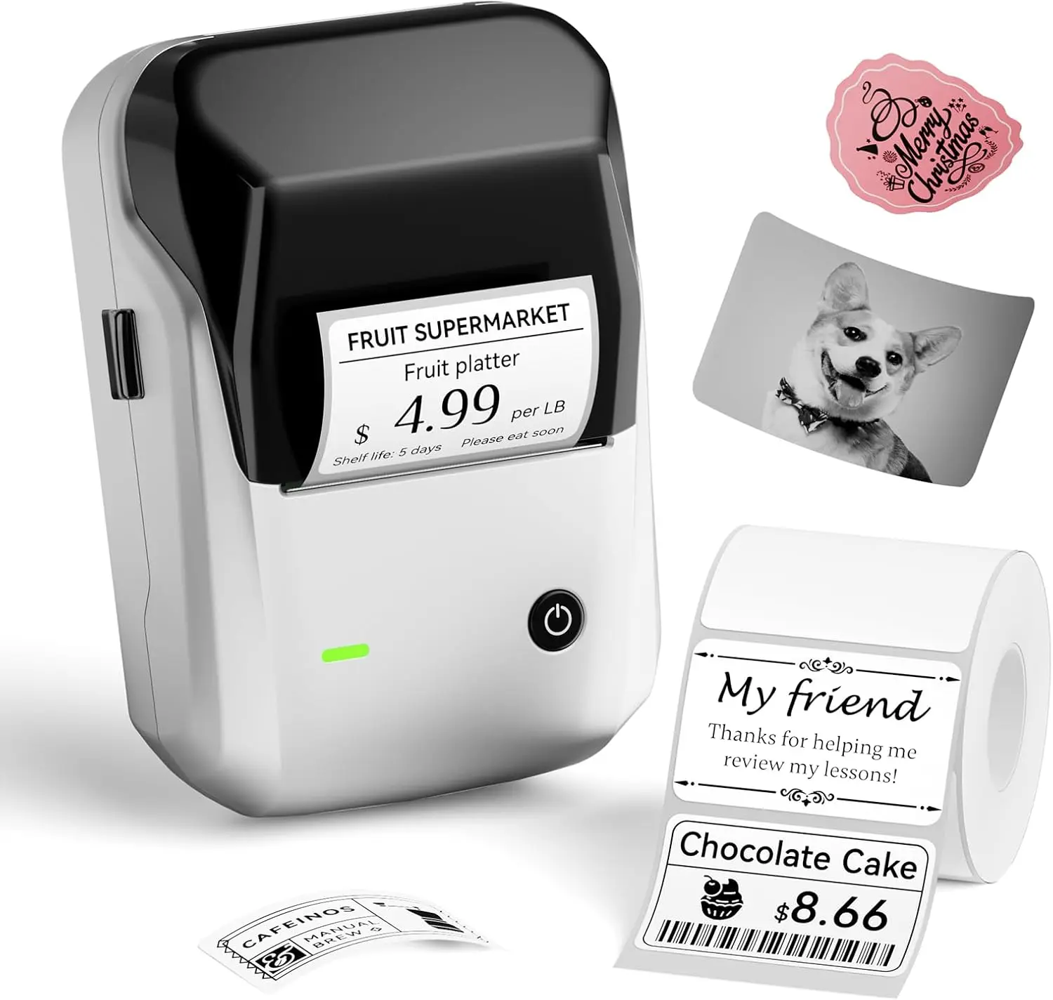 Niimbot B21 B1 Wireless Thermal Label Printer Mini Portable Barcode Label Maker Moble Price Tag Sticker Machine 20 - 50mm Paper